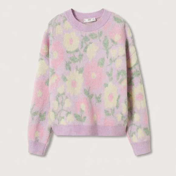 MANGO Flowers Knit Sweater - Picture 6 of 12